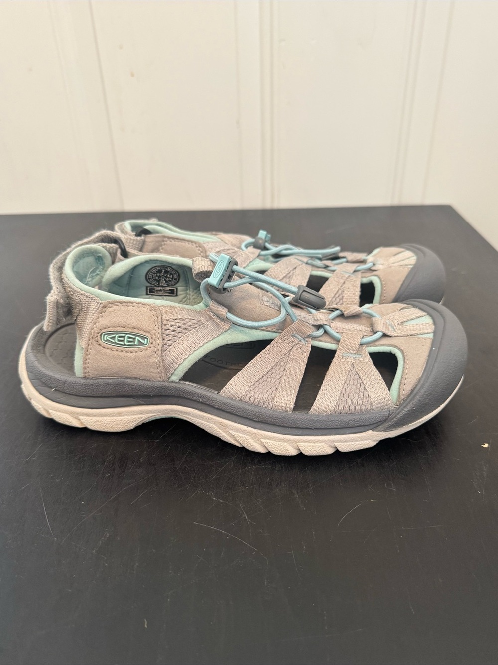 Keen Venice H2 Sandals Grey Teal Turquoise Women’s US 7